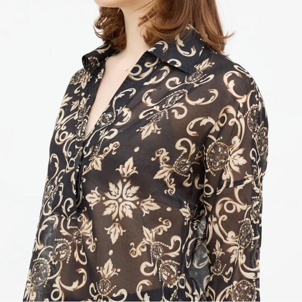 Escada Button Down Tunic - image 3